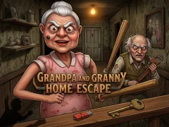 Гульня Grandpa And Granny Home Escape онлайн