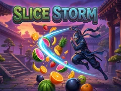 Гульня Slice Storm онлайн