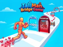 Гульня Tall Man Bridge Game онлайн