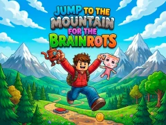 Гульня Jump to the Mountain for the Brainrots онлайн