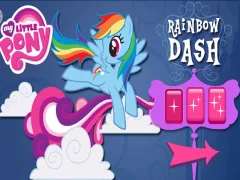 Гульня Rainbow Dash's Cloud Bump онлайн