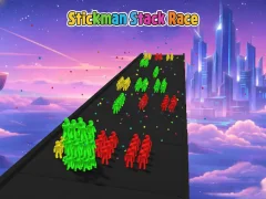 Гульня Stickman Stack Race онлайн