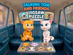 Гульня Talking Tom and Friends Jigsaw Puzzle онлайн