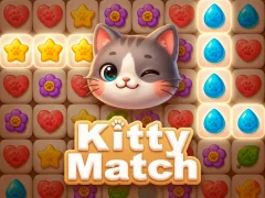 Гульня Kitty Match 3 онлайн
