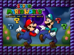Гульня Super Mario World Legend of the Four Keys онлайн