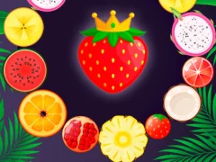 Гульня Fruit King Merge онлайн