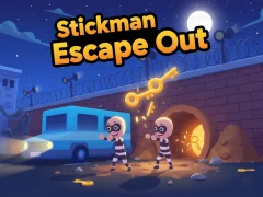 Гульня Stickman Escape Out онлайн
