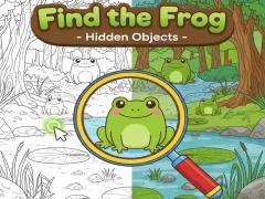 Гульня Find the Frog Hidden Objects онлайн