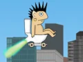 Гульня Rocket Toilet онлайн
