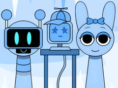 Гульня Huggy Mix Sprunki Music Box онлайн