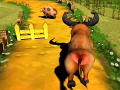 Гульня Escaped Bull онлайн