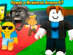 Гульня Steal a Brainrot Arena 67 онлайн