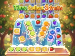 Гульня Tiles: Collect 3 fruits онлайн