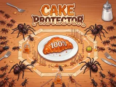 Гульня Cake Protector онлайн