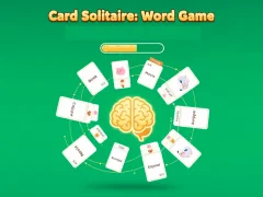 Гульня Card Solitaire: Word Game онлайн