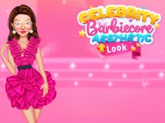 Гульня Celebrity BarbieCore Aesthetic Look онлайн