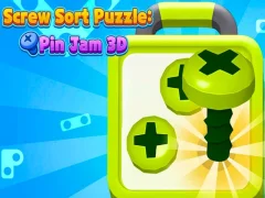 Гульня Screw Sort Puzzle: Pin Jam 3D онлайн