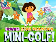 Гульня Dora The explorer Dora's Star Mountain Mini-Golf онлайн