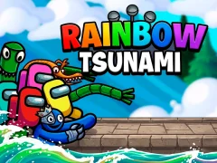 Гульня Rainbow Tsunami онлайн