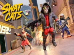 Гульня SWAT Cats Shooter онлайн