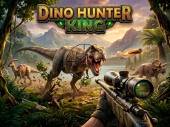 Гульня Dino Hunter King онлайн