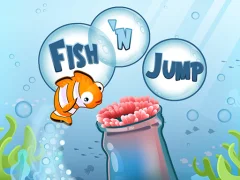 Гульня Fish and Jump онлайн