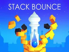 Гульня Stack Bounce онлайн