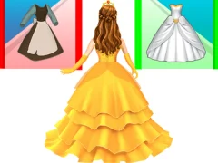 Гульня Princess Dress Up Run онлайн