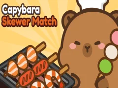 Гульня Capybara Skewer Match онлайн