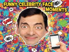 Гульня Funny Celebrity Face Moments онлайн
