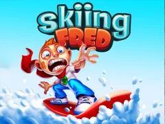 Гульня Skiing Fred онлайн