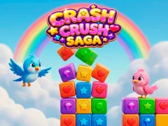 Гульня Crash Crush Saga онлайн