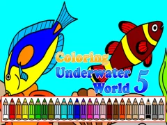 Гульня Coloring Underwater World 5 онлайн