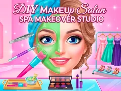 Гульня DIY Makeup Salon Spa Makeover Studio онлайн
