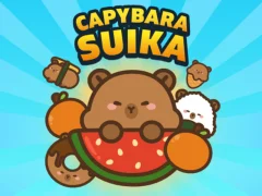 Гульня Capybara Suika онлайн