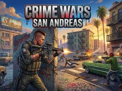 Гульня Crime Wars San Andreas онлайн