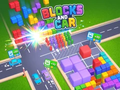Гульня Blocks and Car онлайн