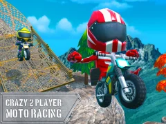 Гульня Crazy 2 Player Moto Racing онлайн
