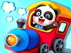 Гульня Baby Panda Train Driver онлайн