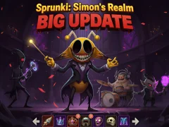 Гульня Sprunki: Simon’s Realm Big Update онлайн