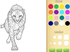 Гульня Wild Animals Coloring Book онлайн