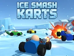 Гульня Ice Smash Karts онлайн