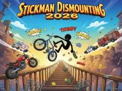 Гульня Stickman Dismounting 2026 онлайн