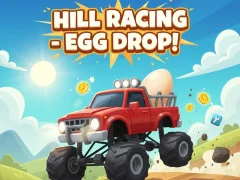Гульня Hill Racing - Egg drop! онлайн
