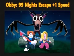 Гульня Obby: 99 Nights Escape +1 Speed онлайн