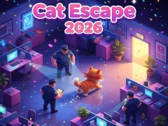 Гульня Cat Escape 2026 онлайн