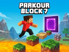 Гульня Parkour Block 7 онлайн