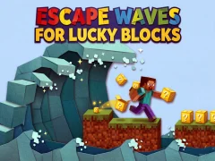 Гульня Escape Waves for Lucky Blocks онлайн