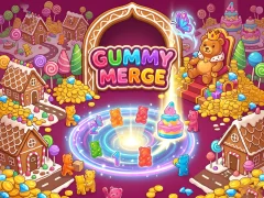 Гульня Gummy Merge онлайн