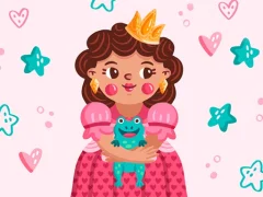 Гульня The Frog Prince Jigsaw онлайн